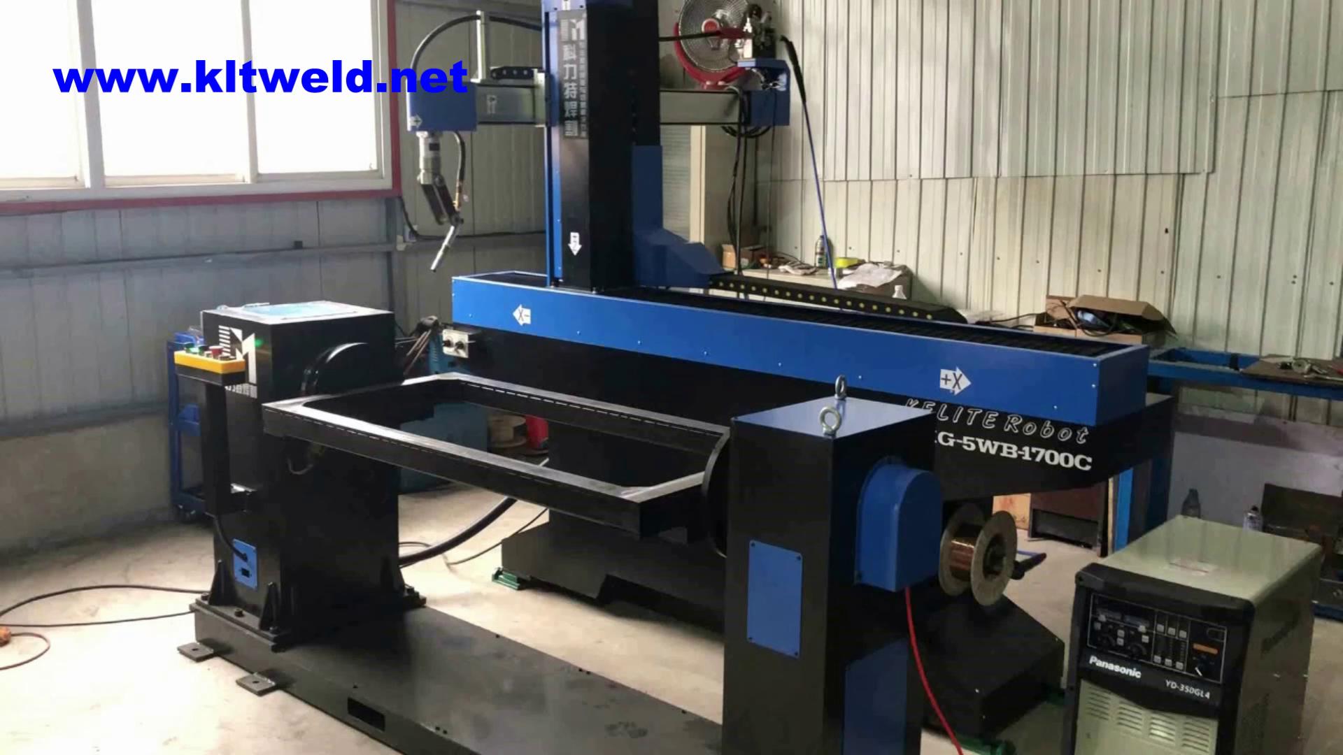 CNC 5 Axis platform flip welding robot workstation